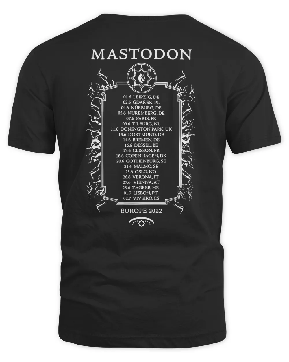 Mastodon Merch Beast Itinerary 2022 Shirt DevonOlores